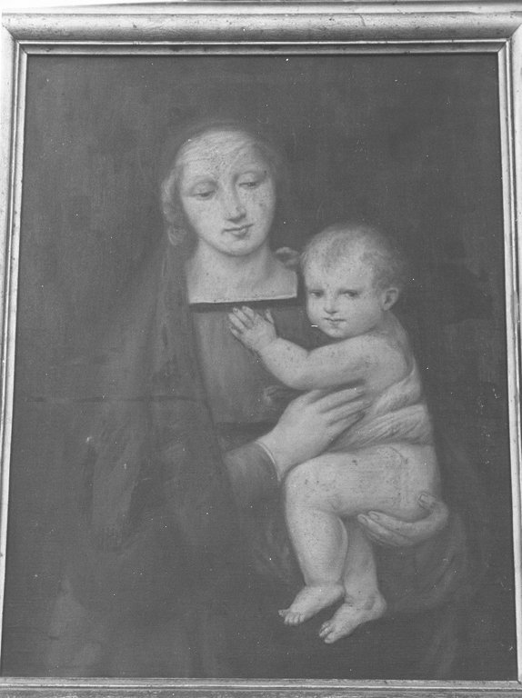 Madonna con Bambino (dipinto) - ambito Italia centrale (sec. XIX)